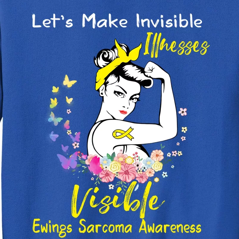 Support Ewings Sarcoma Awareness Gift Tall Sweatshirt