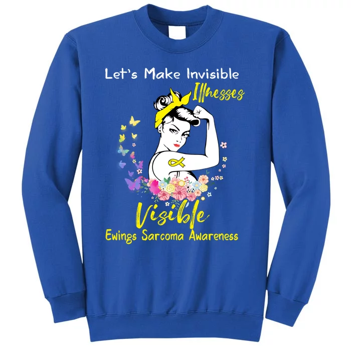 Support Ewings Sarcoma Awareness Gift Tall Sweatshirt