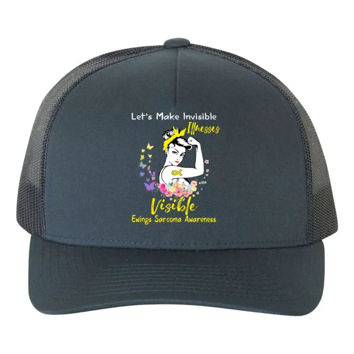 Support Ewings Sarcoma Awareness Gift Yupoong Adult 5-Panel Trucker Hat