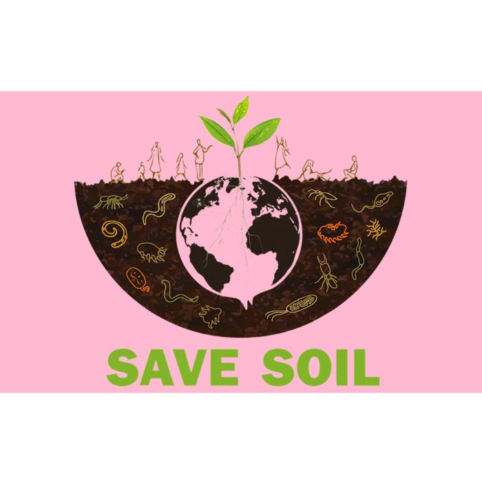 Save Earth Save Soil Movement Cute World Soil Day Bumper Sticker