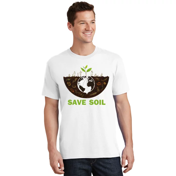 Save Earth Save Soil Movement Cute World Soil Day T-Shirt