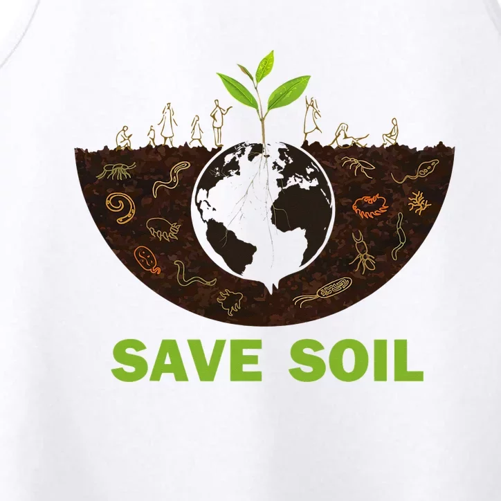 Save Earth Save Soil Movement Cute World Soil Day Performance Tank