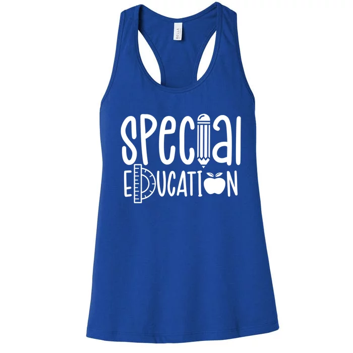 Special Education Sped Awareness Teacher Cute Cute Gift Women's Racerback Tank