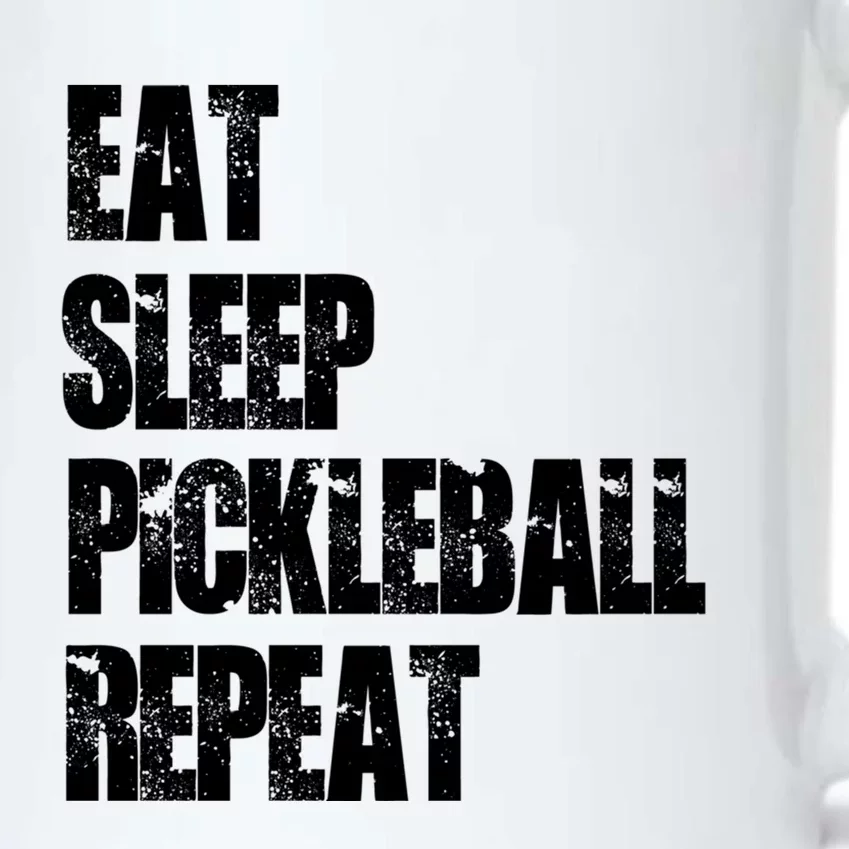 Sports Eat Sleep Pickleball Repeat Lover Gift Black Color Changing Mug