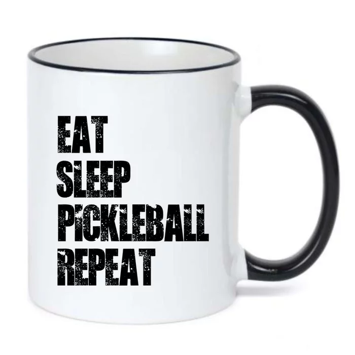 Sports Eat Sleep Pickleball Repeat Lover Gift Black Color Changing Mug