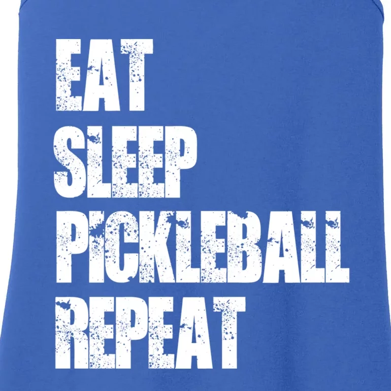 Sports Eat Sleep Pickleball Repeat Lover Gift Ladies Essential Tank