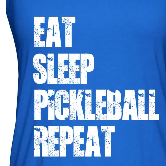 Sports Eat Sleep Pickleball Repeat Lover Gift Ladies Essential Flowy Tank