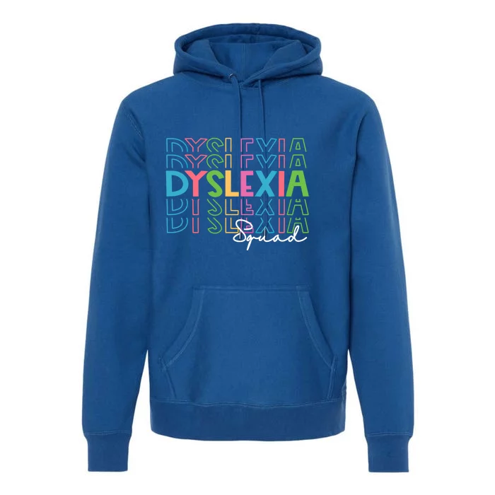 Special Educatuon Sped School Support Team Dyslexia Squad Meaningful Gift Premium Hoodie