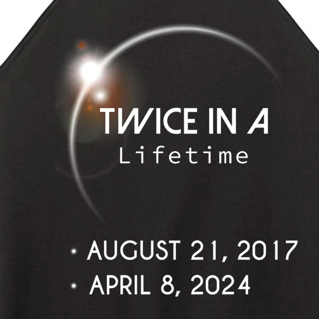 Solar Eclipse Twice In Lifetime 2024 Women’s Perfect Tri Rocker Tank