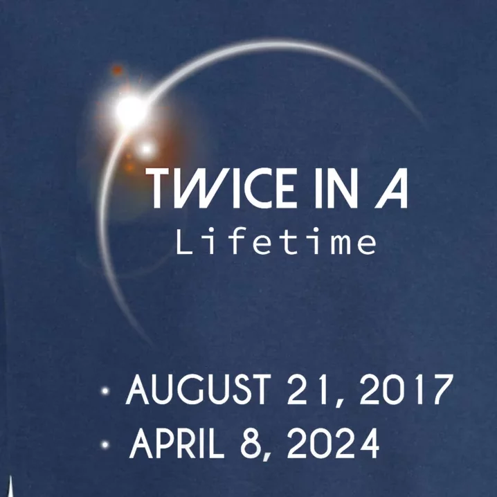 Solar Eclipse Twice In Lifetime 2024 Garment-Dyed Sweatshirt