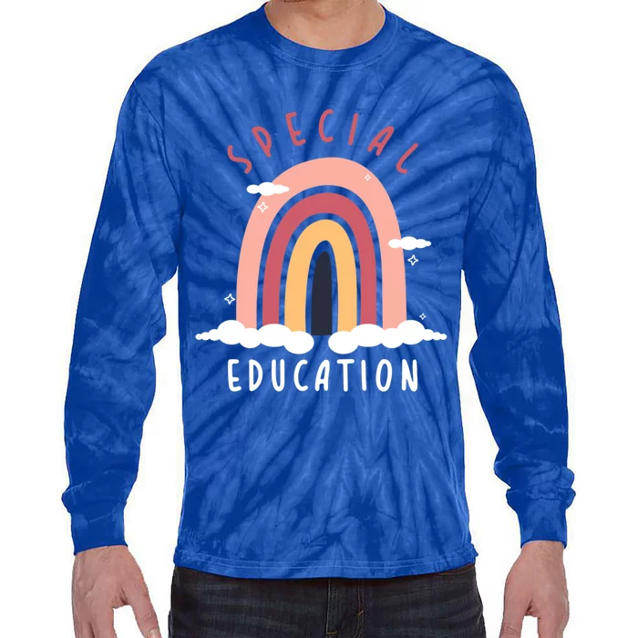 Special Education Teacher I Became A Special Ed Teacher Meaningful Gift Tie-Dye Long Sleeve Shirt