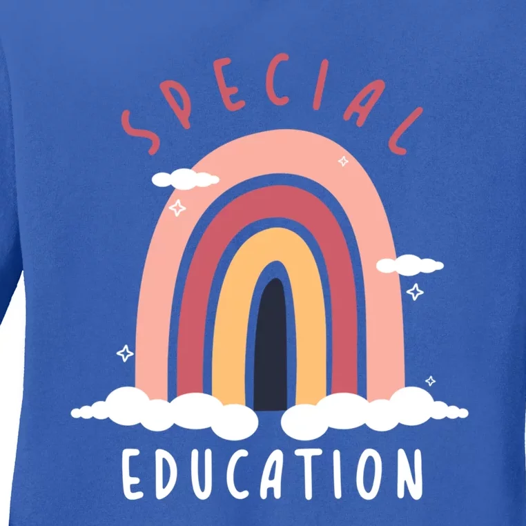 Special Education Teacher I Became A Special Ed Teacher Meaningful Gift Ladies Long Sleeve Shirt