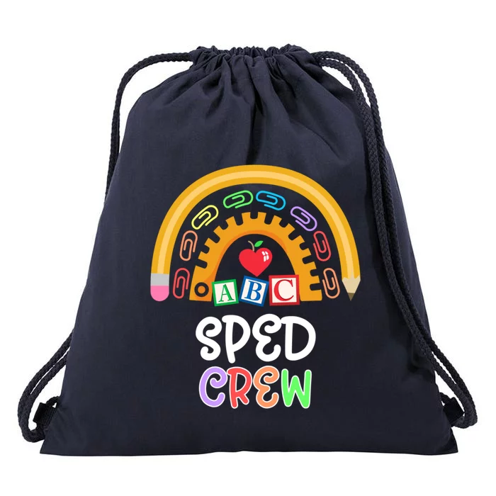 Special Education Teacher Para Special Ed Crew Sped Crew Gift Drawstring Bag