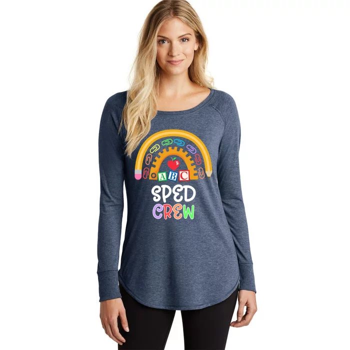 Special Education Teacher Para Special Ed Crew Sped Crew Gift Women's Perfect Tri Tunic Long Sleeve Shirt