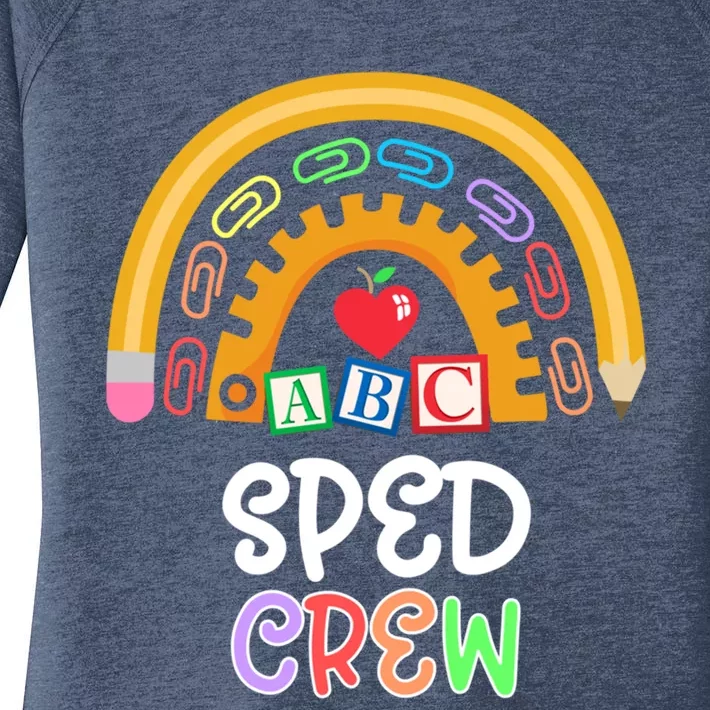 Special Education Teacher Para Special Ed Crew Sped Crew Gift Women's Perfect Tri Tunic Long Sleeve Shirt