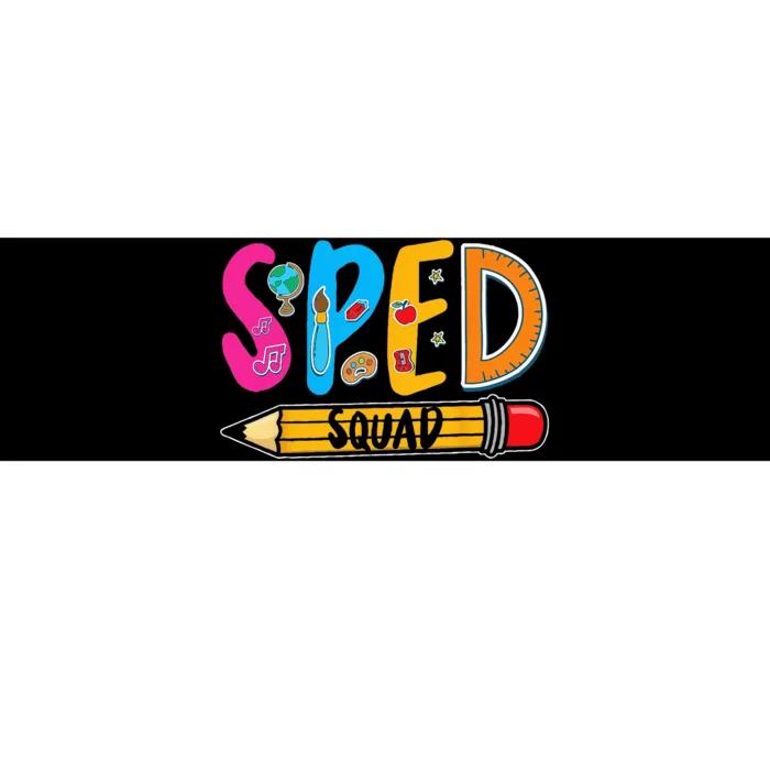 Special Education Teacher Sped Squad SPED Teacher Bumper Sticker