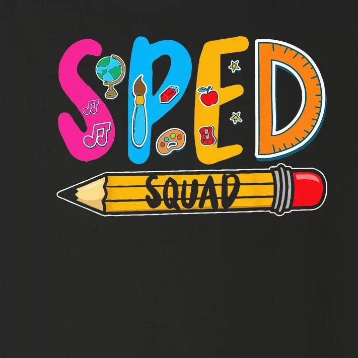 Special Education Teacher Sped Squad SPED Teacher Toddler Long Sleeve Shirt