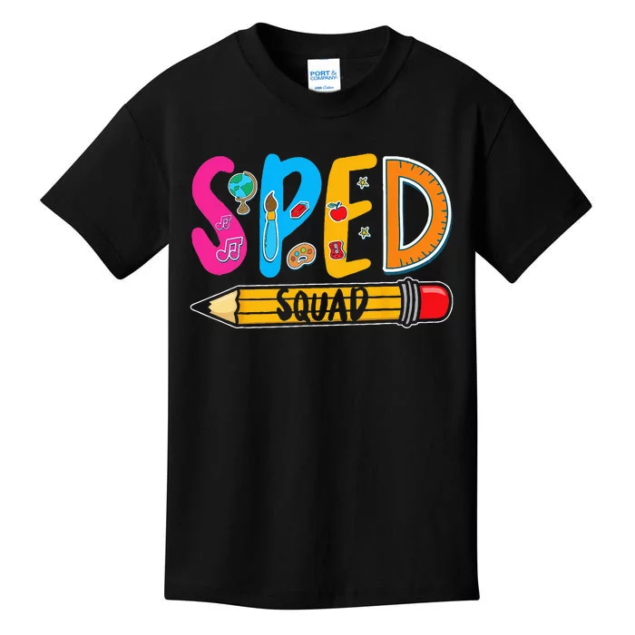 Special Education Teacher Sped Squad SPED Teacher Kids T-Shirt