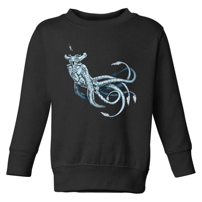 Sea Emperor Transparent Toddler Sweatshirt