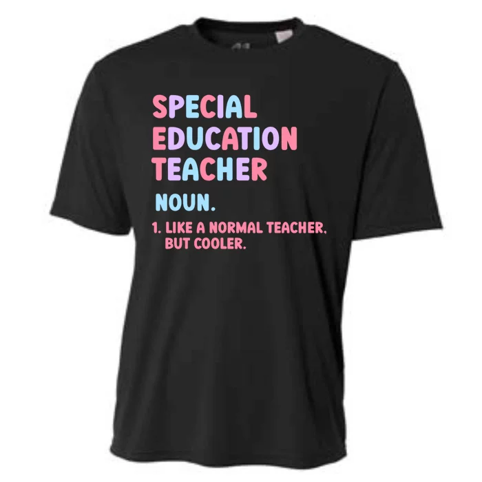 Special Education Teacher Gift Cooling Performance Crew T-Shirt