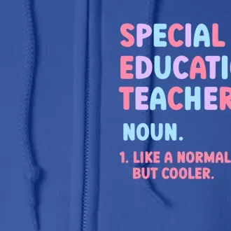 Special Education Teacher Gift Full Zip Hoodie