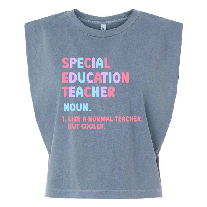 Special Education Teacher Gift Garment-Dyed Women's Muscle Tee