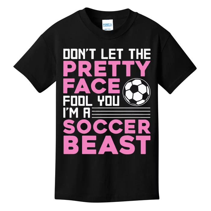 Soccer Enthusiast Trendy Sports for Female Athletes Kids T-Shirt