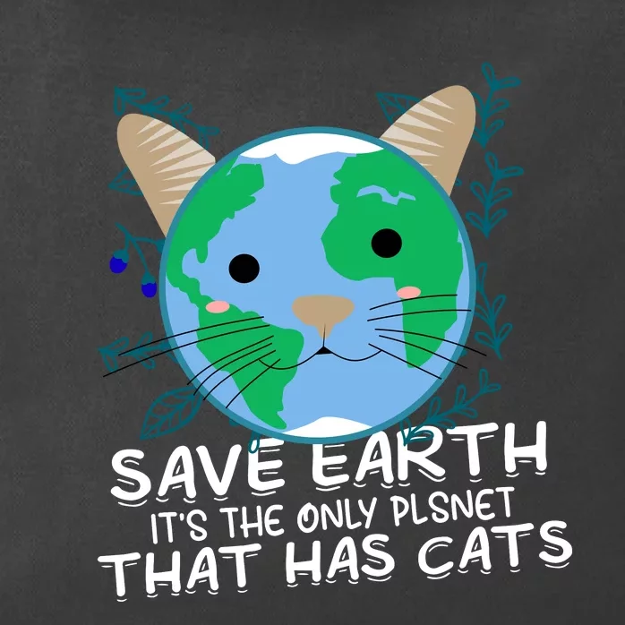 Save Earth The Only Planet With Cats Zip Tote Bag