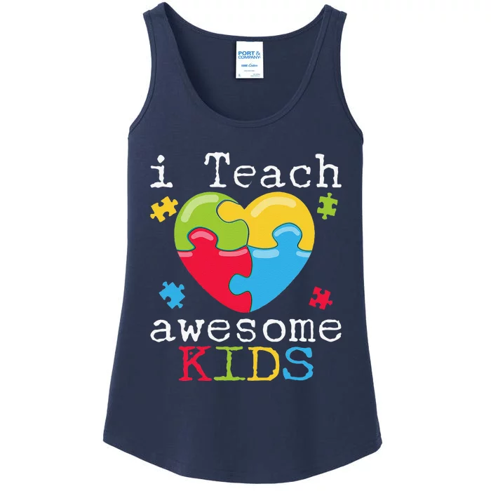 Special Education Teacher SPED Support Autism Tee Ladies Essential Tank