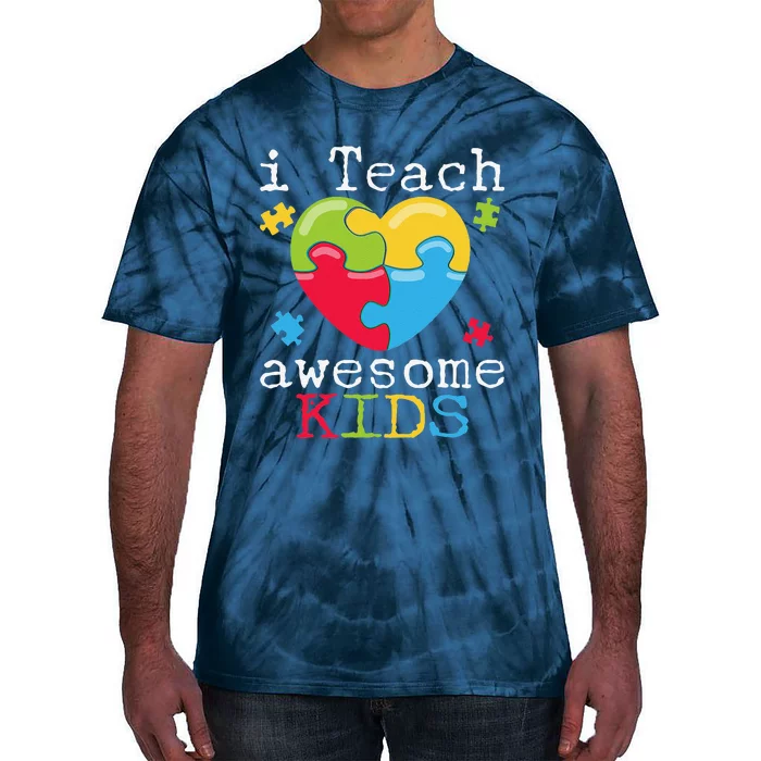 Special Education Teacher SPED Support Autism Tee Tie-Dye T-Shirt