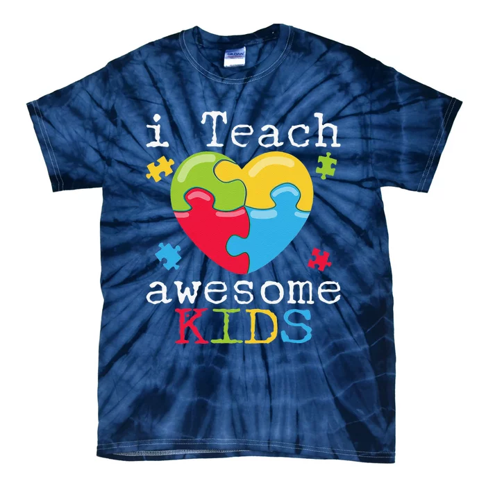 Special Education Teacher SPED Support Autism Tee Tie-Dye T-Shirt