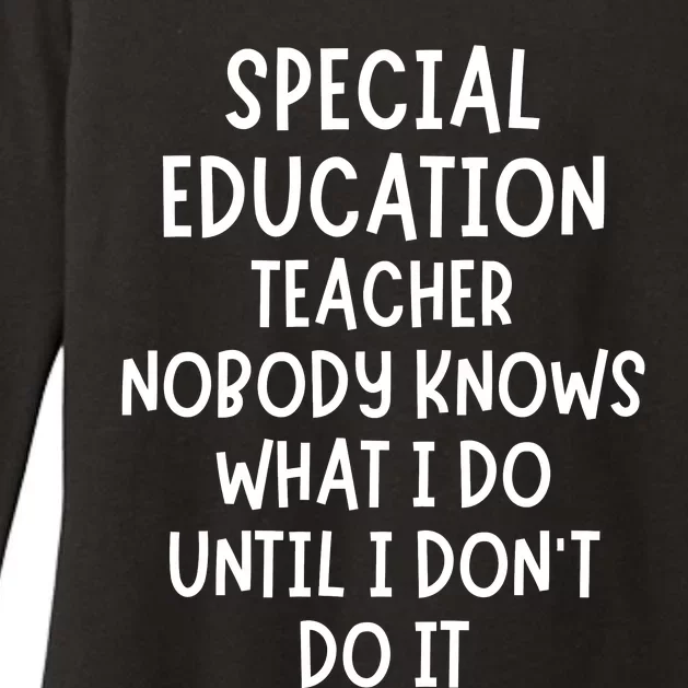 Special Education Teacher Womens CVC Long Sleeve Shirt