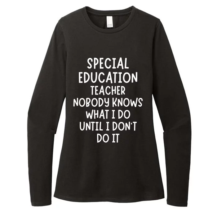 Special Education Teacher Womens CVC Long Sleeve Shirt