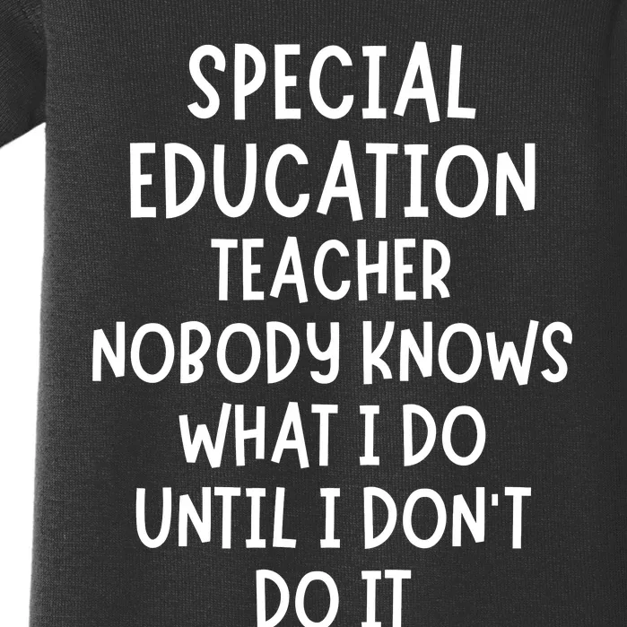 Special Education Teacher Baby Bodysuit