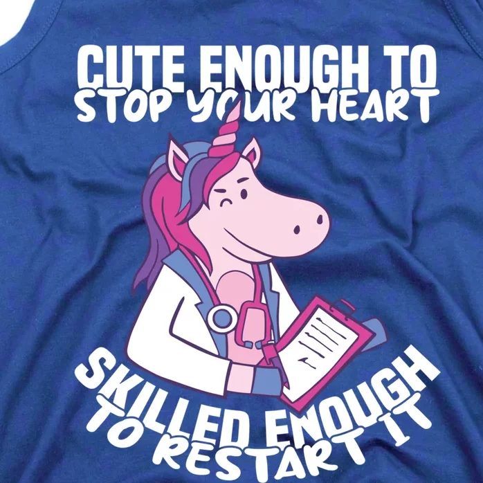 Skilled Enough To Restart Your Heart Nursing Hospital Nurse Gift Tank Top