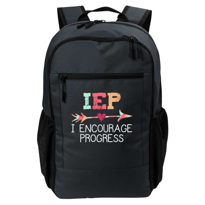 Special Education Teacher Funny Gift Iep I Encourage Progress Gift Daily Commute Backpack