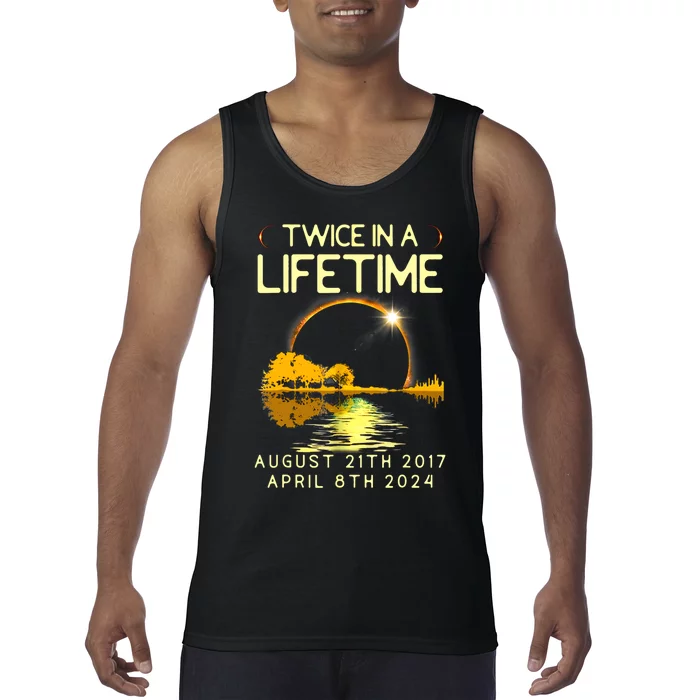 Solar Eclipse Twice In Lifetime April 08 2024 Tank Top