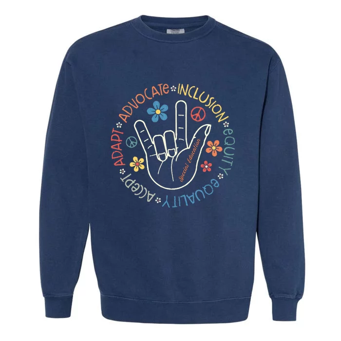 Special Education Teacher Inspirational Sped Teachers Autism Garment-Dyed Sweatshirt