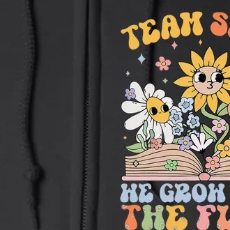 Special Ed Teacher Appreciation Team Sped Grow With The Flow Full Zip Hoodie