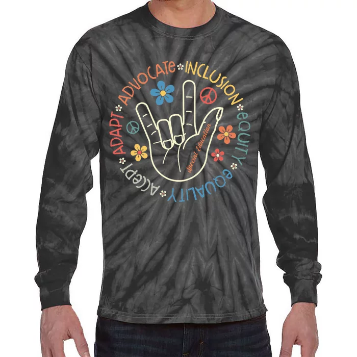 Special Education Teacher Inspirational Sped Tie-Dye Long Sleeve Shirt