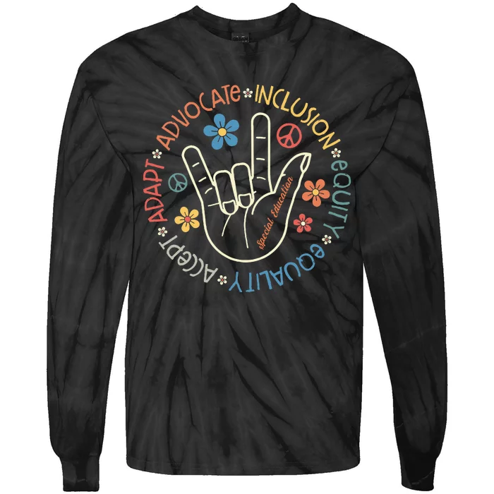 Special Education Teacher Inspirational Sped Tie-Dye Long Sleeve Shirt