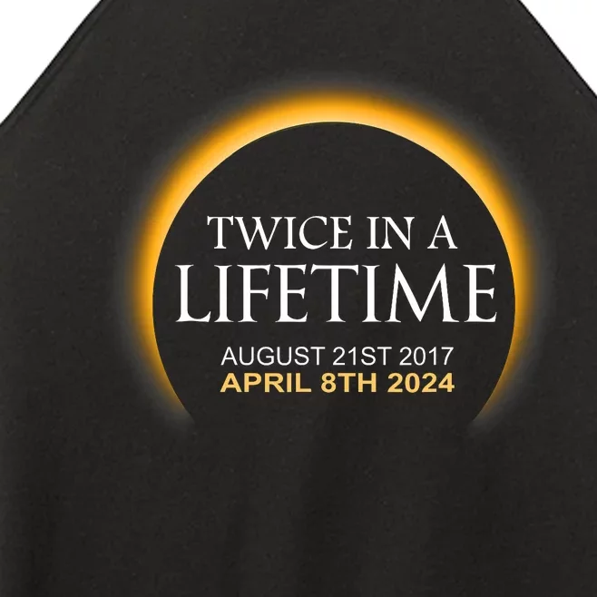 Solar Eclipse Twice In Lifetime 2024 Solar Eclipse Women’s Perfect Tri Rocker Tank