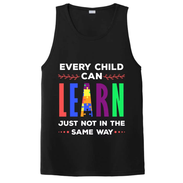 Special Ed Teacher Or Funny Special Education Teacher Gift Performance Tank