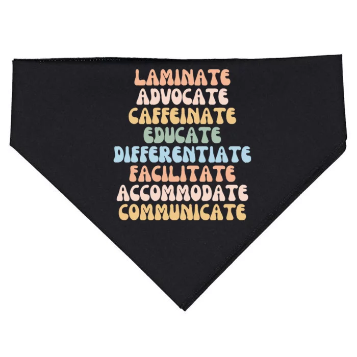 Special Education Teacher Sped Teacher USA-Made Doggie Bandana