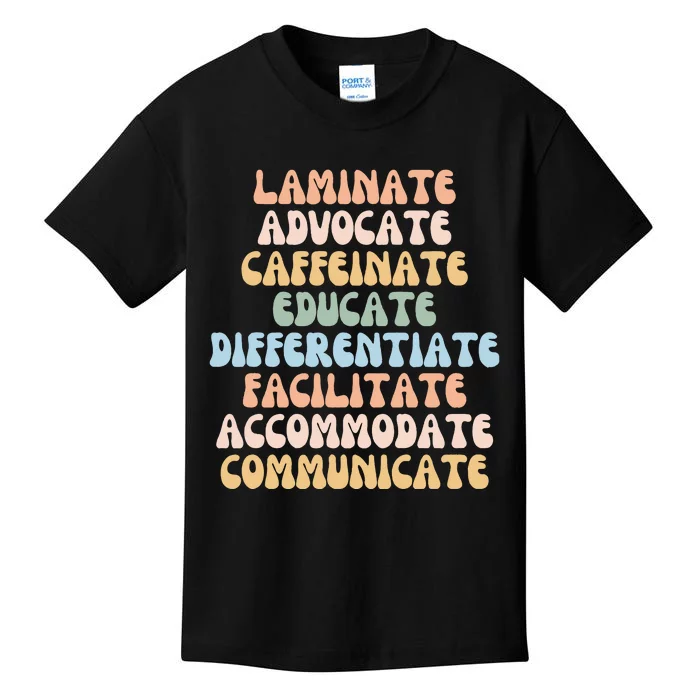 Special Education Teacher Sped Teacher Kids T-Shirt