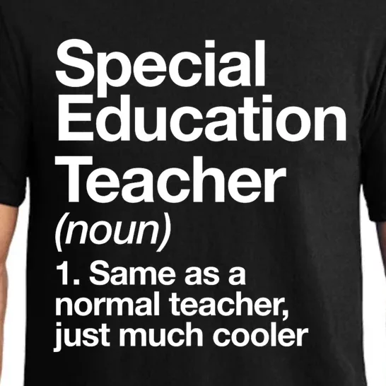 Special Education Teacher Definition Funny Back To School Pajama Set