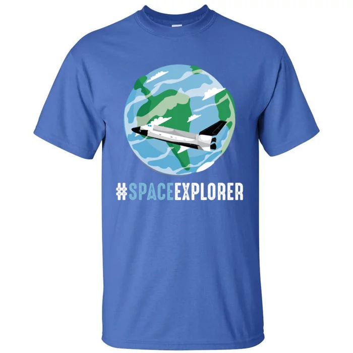 Space Explorer To The Moon Astronaut Gift Tall T-Shirt