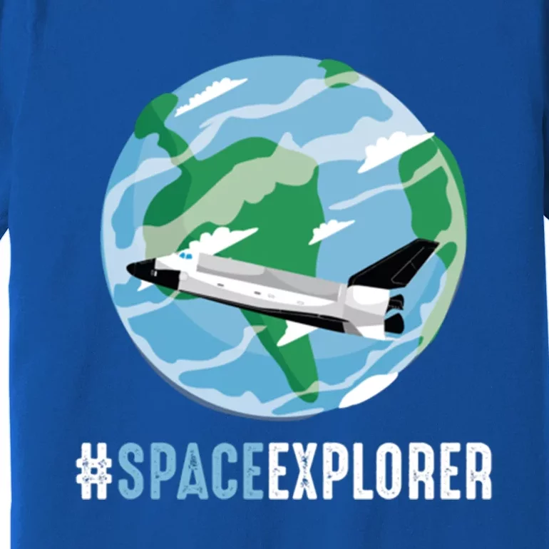 Space Explorer To The Moon Astronaut Gift Premium T-Shirt