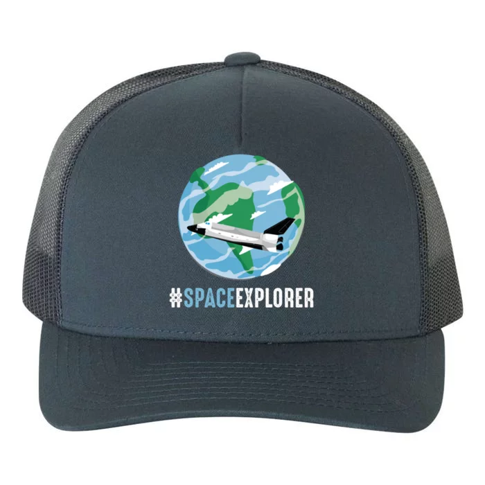 Space Explorer To The Moon Astronaut Gift Yupoong Adult 5-Panel Trucker Hat