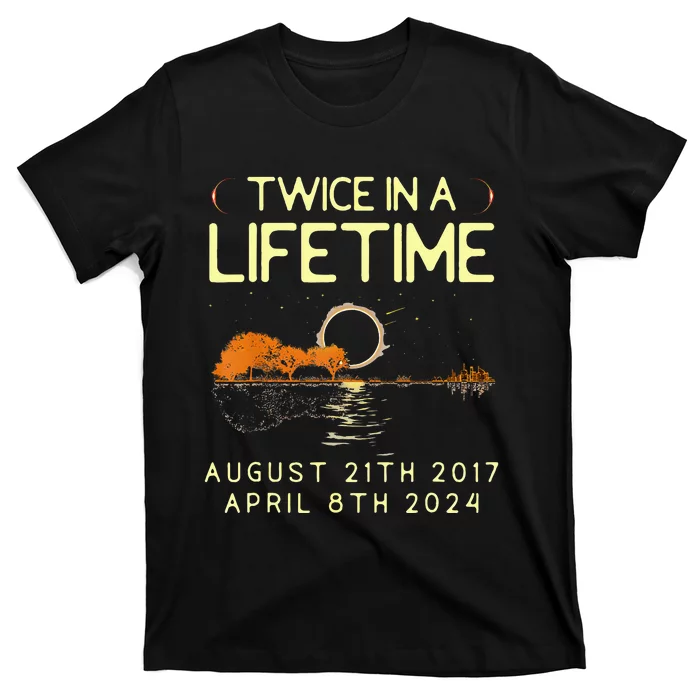 Solar Eclipse Twice In Lifetime April 08 2024 T-Shirt